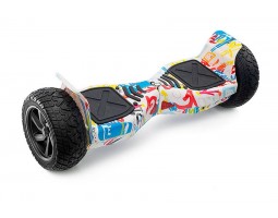 Гироскутер 9" Белый графити OFFROAD Гироскутер 9" Белый графити OFFROAD